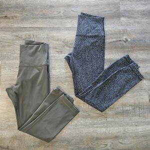 Lululemon Athletica Wunder Under Crop 21" & Hi-Rise 7/8 25"
